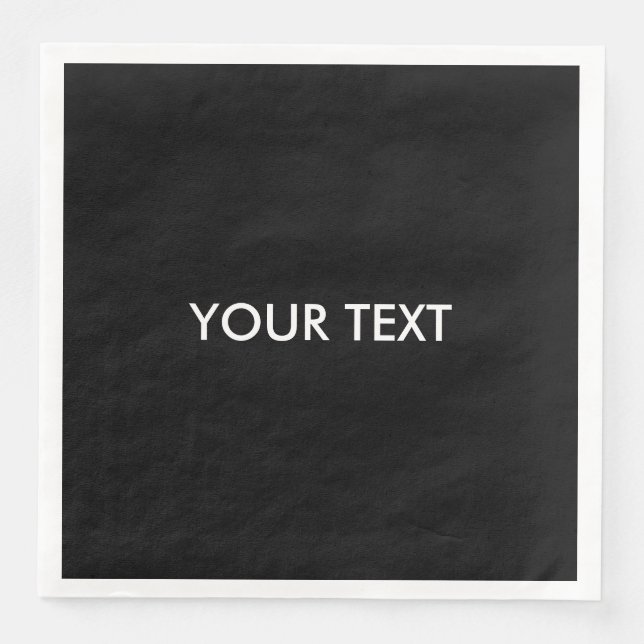 Serviette En Papier Marque moderne moderne moderne personnalisée Nom n (Devant)