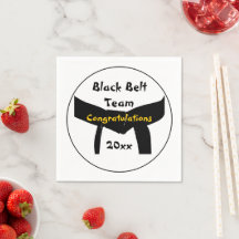 Martial Arts Black Belt Team Félicitations