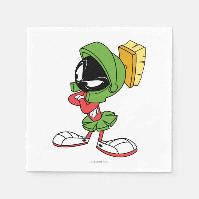 Serviette En Papier MARVIN LE MARTIAN™ agacé (Devant)
