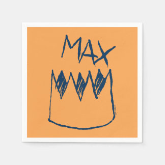 Serviette En Papier Max & Crown Sketch