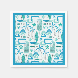 Serviette En Papier MCM Hawaiian Village – Blue