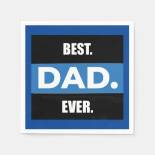Serviette En Papier MEILLEUR DAD JAMAIS Cocktail Standard Serviettes