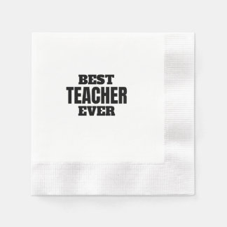 Serviette En Papier meilleur enseignant jamais