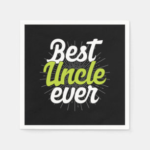 Serviette En Papier Meilleur Oncle Jamais Nephew Niece Parrain Papa Ma