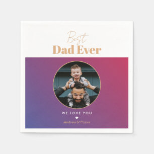 Serviette En Papier Meilleur papa