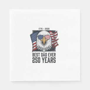 Serviette En Papier Meilleur Papa De Tous Les Temps 250 Ans T-Shirt Ea
