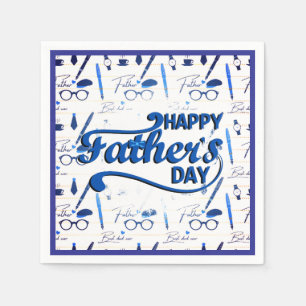 Serviette En Papier Meilleur Papa Jamais, Bonne Fête des pères