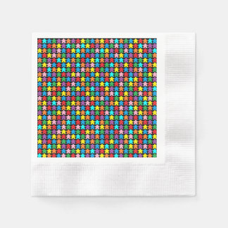 Serviette En Papier Mémoires multicolores