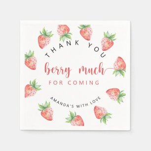 Serviette En Papier Merci