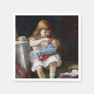 Serviette En Papier Mère anxieuse petite