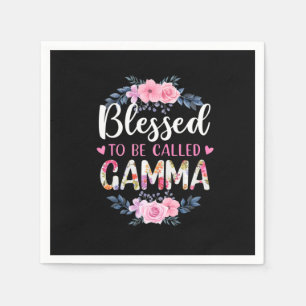 Serviette En Papier Mère Art Béni D'Être Appelé Gamma Anniversaire