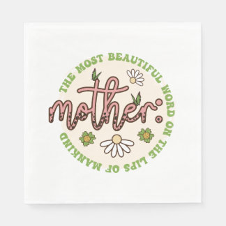 Serviette En Papier Mère Le Monde Le Plus Beau