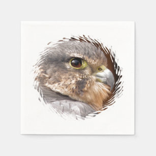 SERVIETTE EN PAPIER MERLIN FALCON OISEAU DE PREY