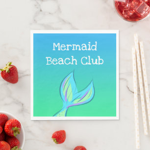 Serviette En Papier Mermaid Beach Club