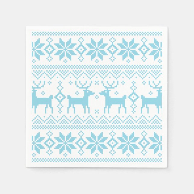 Serviette En Papier Merry Christmas pattern 1 (Devant)