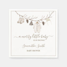 Merry Little Christmas Winter Baby Shower
