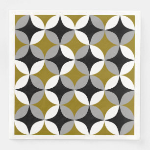 Serviette en papier Midcentury Mod