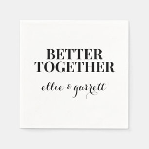 Serviette En Papier mieux combiner Mariage Engagement Party Napkins