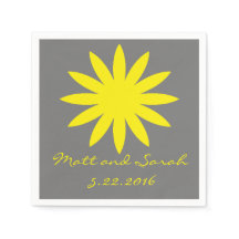 mignon Napkin aux fleurs