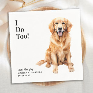Serviette En Papier Mignonne Je Fais Trop Golden Retriever Pet Chien M