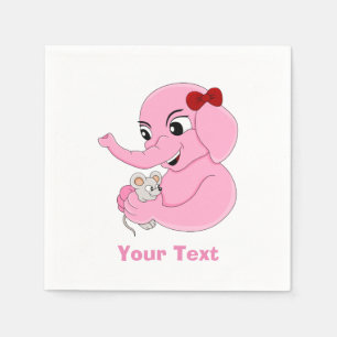 Serviette En Papier Mignonnes serviettes de dessins animés pour fille