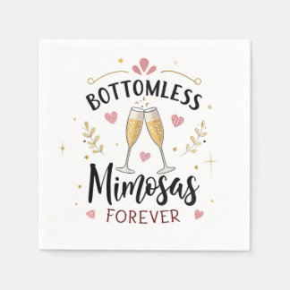 Serviette En Papier Mimosas à volonté pour toujours Serviettes - Fête 