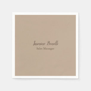 Serviette En Papier Minimaliste moderne professionnel