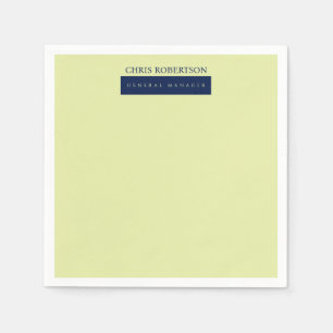 Serviette En Papier Minimaliste Moderne Simple
