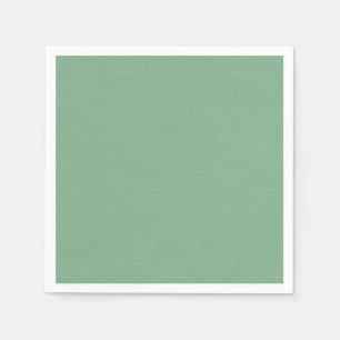 Serviette En Papier Mint vert solide texturé