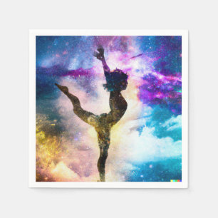 Serviette En Papier Minuscule danseur Ballerina Anniversaire