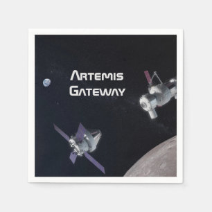 Serviette En Papier Mission Artemis Orion SLS Moon