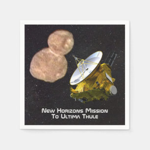 Serviette En Papier Mission Nouveaux Horizons À Ultima Thule