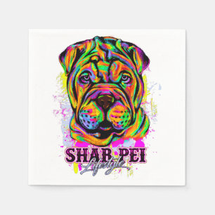 Serviette En Papier Mode de vie du chiot Shar Pei