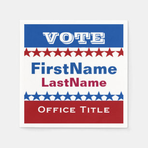 Serviette En Papier Modèle fait sur commande de campagne