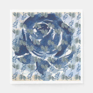 Serviette En Papier Modèle floral