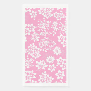 Serviette En Papier Modèle floral.b L Pink BG