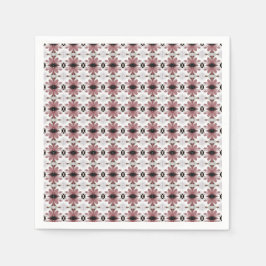 Serviette En Papier Modèle floral du marron