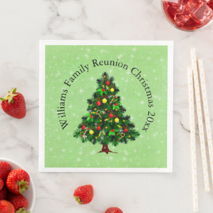 Serviette En Papier Modifier le nom Texte correspondant Arbre de Noël
