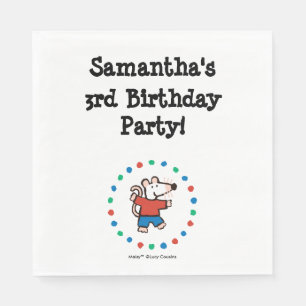 Serviette En Papier Mon ami Maisy Anniversaire