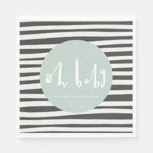 Serviette En Papier Mon bébé, baby shower