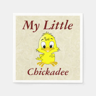 Serviette En Papier Mon petit papier de poulet Napkin