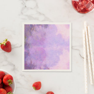 Serviette En Papier Monet - Misty Morning sur la Seine