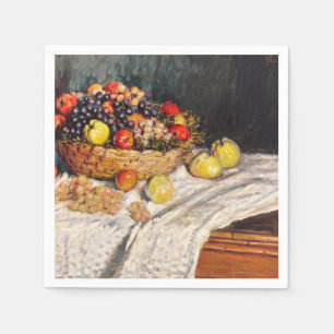 Serviette En Papier Monet - Pommes et raisins,