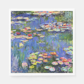 Serviette En Papier Monet - Water Lilies, 1916,