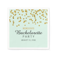 Monnaie Parties scintillant or confetti Bacheloret