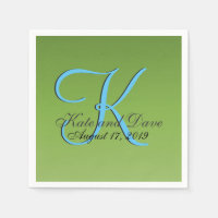 Monogram Lime Green