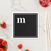 Monogramme Coque inférieur en gras tendance noir e