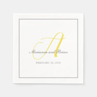 Monogramme illuminant jaune, gris avec blanc