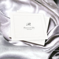 Monogramme Mariage traditionnel simple et élégant