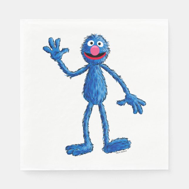 Serviette En Papier Monster à la fin de cette histoire | Grover (Devant)